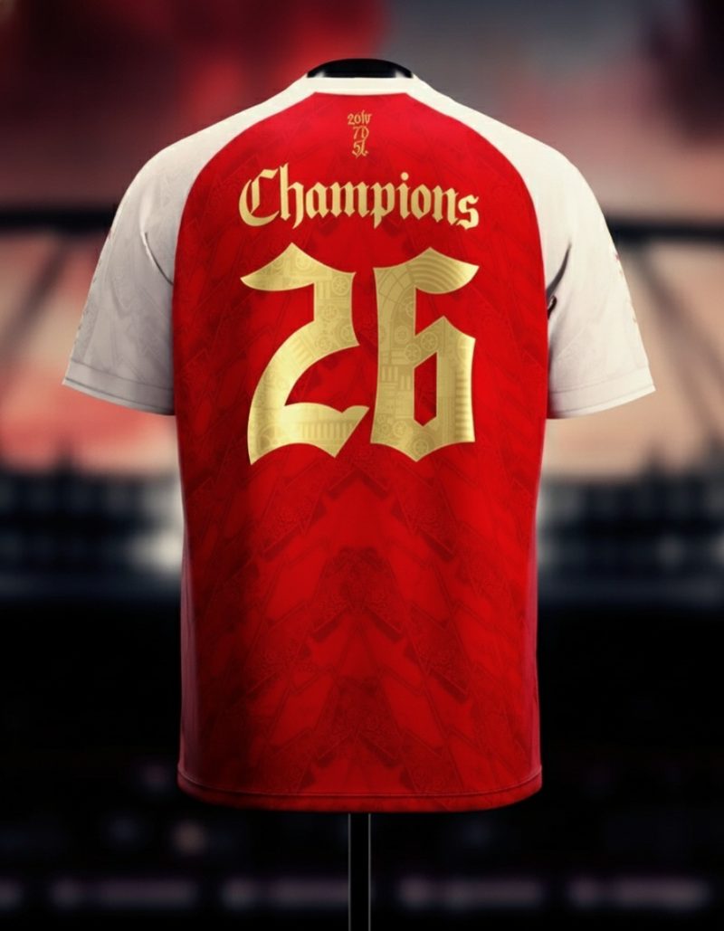 AFC 2026 English Champions Jersey - Red