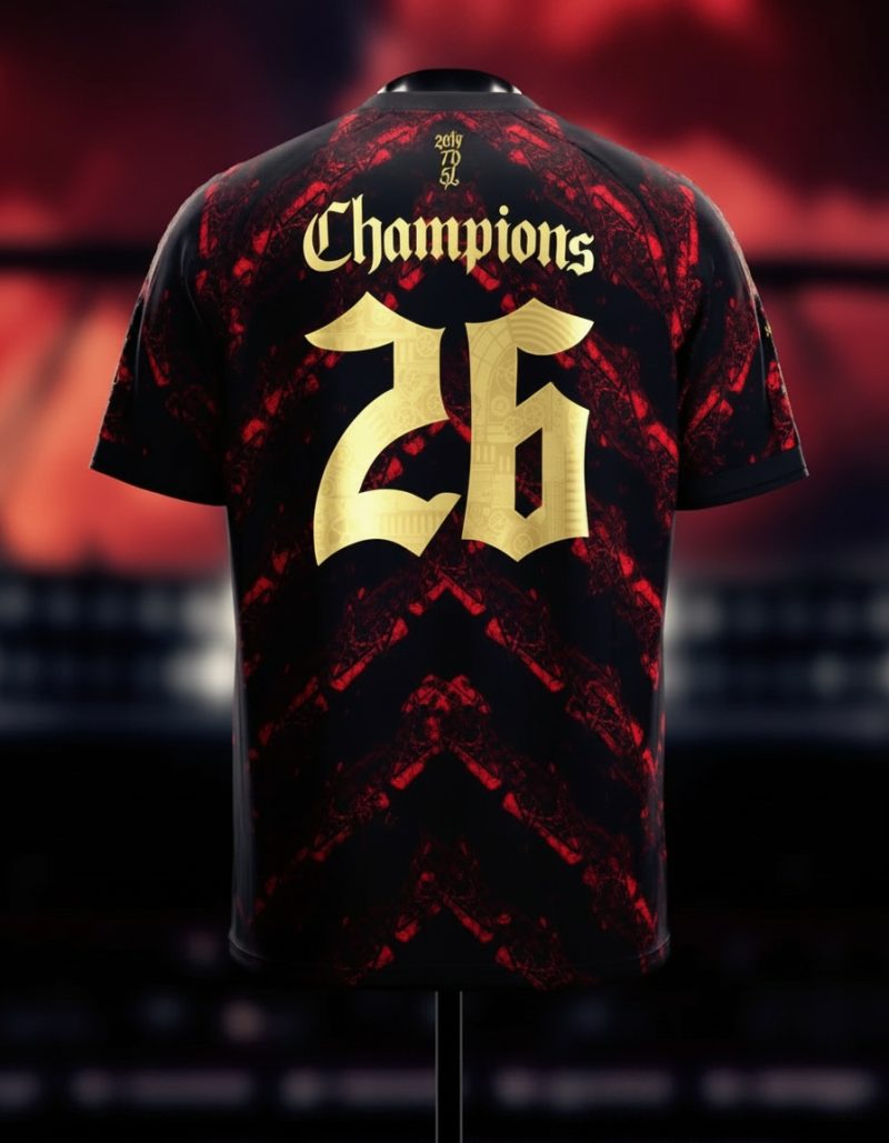 AFC 2026 English Champions Jersey - Black